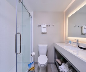 Newly remodelled contemporary bathrooms